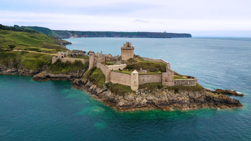 image de Fort la Latte vue du ciel