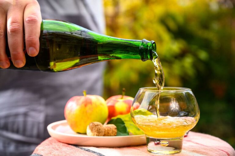 dégustation de cidre breton en fin de visite